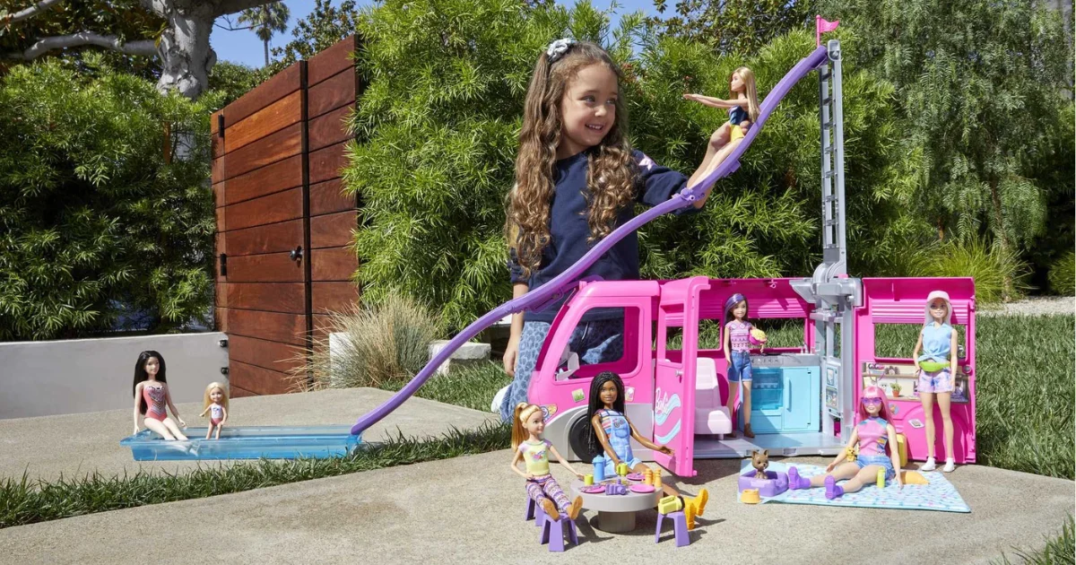 Barbie Doll Dream Camper Van Playset on Amazon