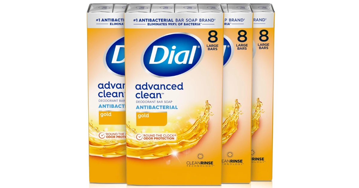 Dial Antibacterial Deodorant Bar Soap on Amazon