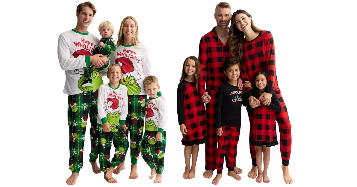 Matching Family Pajamas at Kohl's