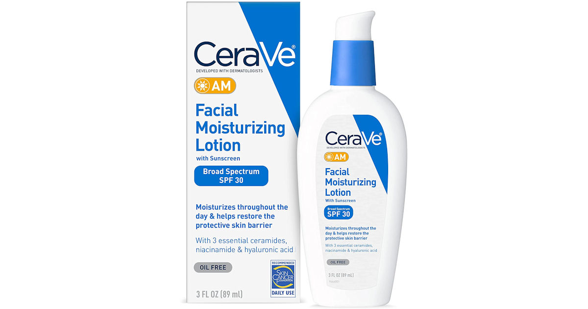 CeraVe AM Moisturizing Lotion spf30