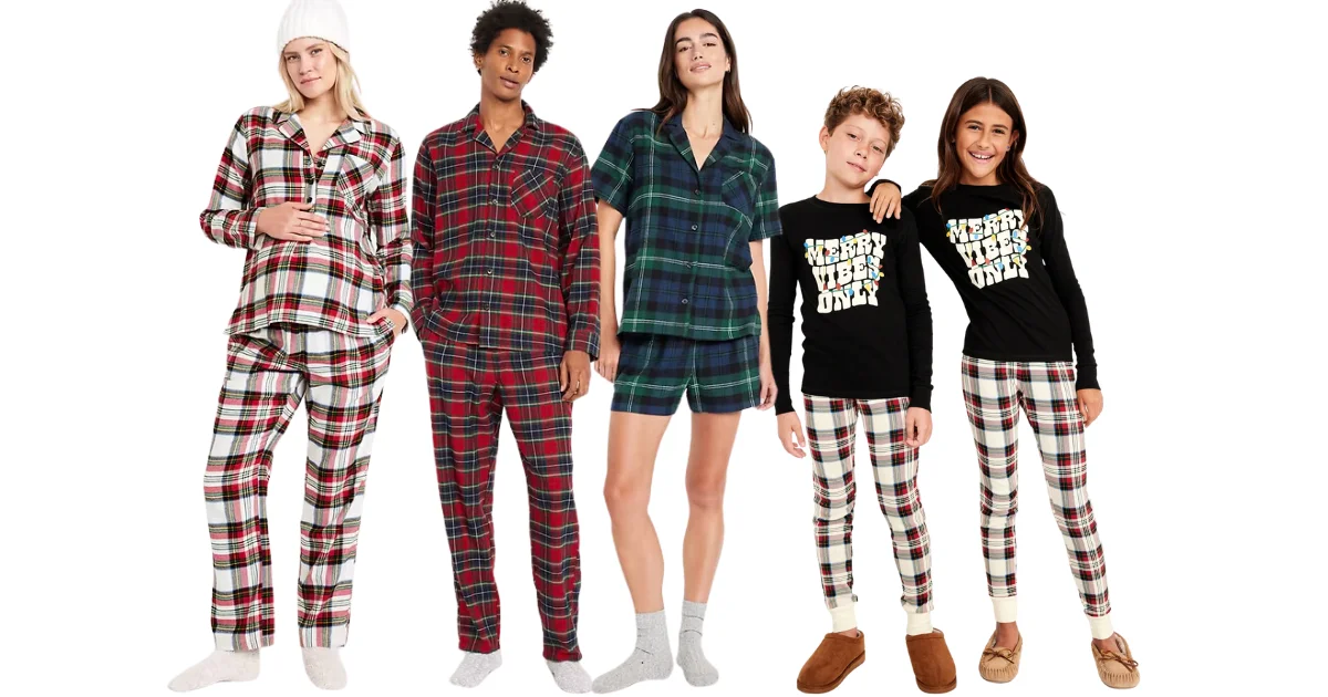 Pajamas For The Family at Old Navy