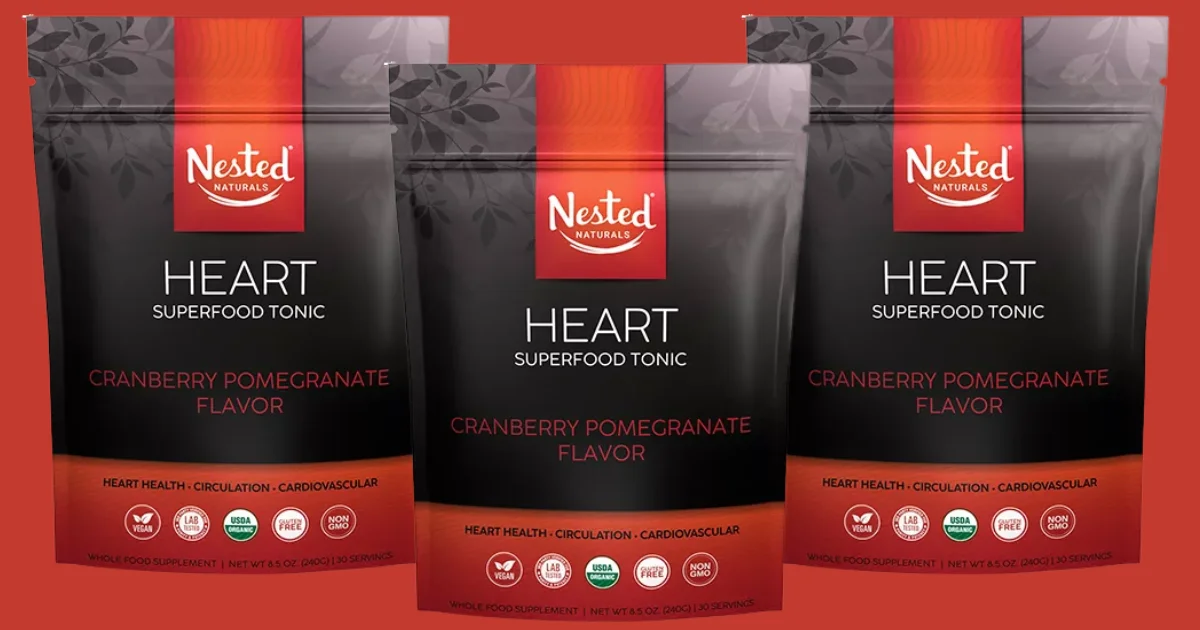 Nested Naturals Heart Superfood Tonic Drink Mix
