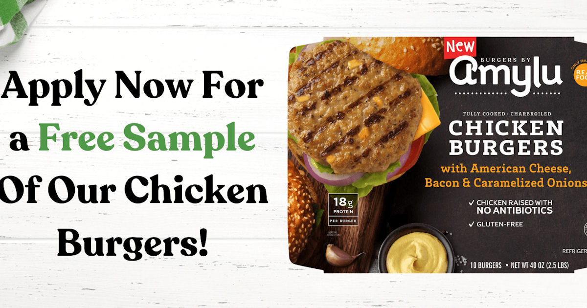 Amylu Charbroiled Chicken Burgers