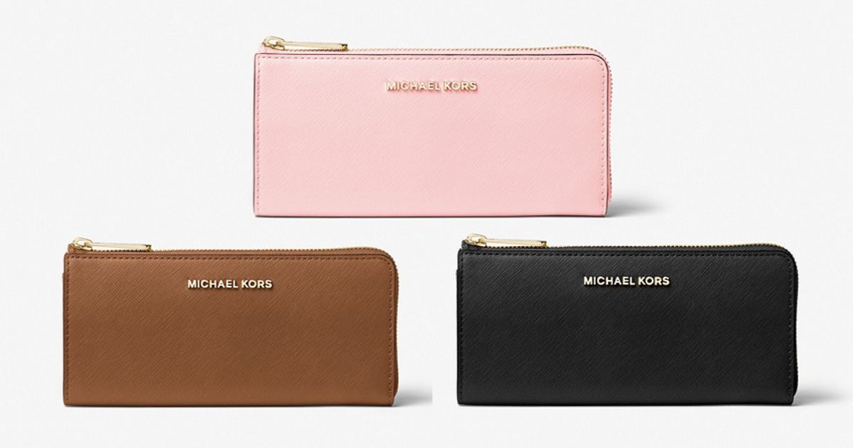 michael kors jet set saffiano wallet