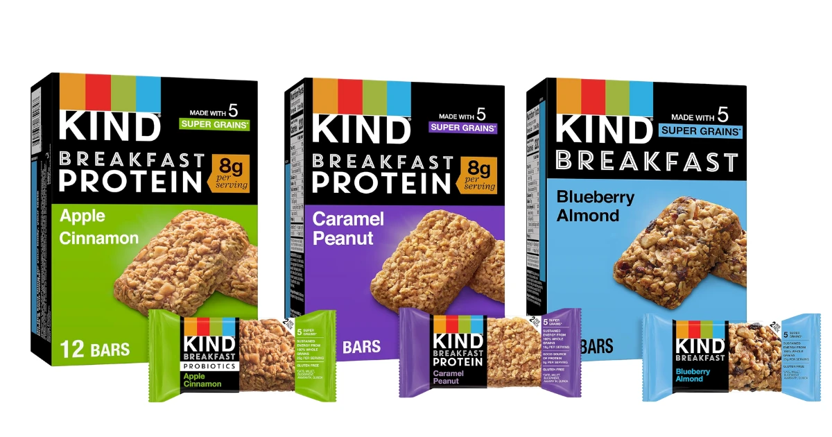 KIND Breakfast Protein Bars at Amazon