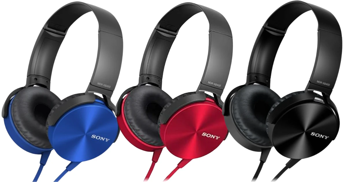 Sony Extra Bass Wired Headphones at Woot