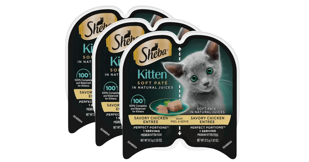 Sheba Perfect Portions Kitten Soft Pate Wet Cat