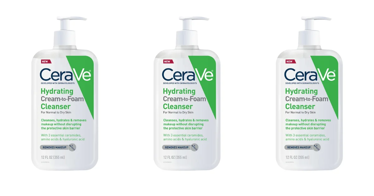 CeraVe Hydrating Cream-to-Foam Cleanser
