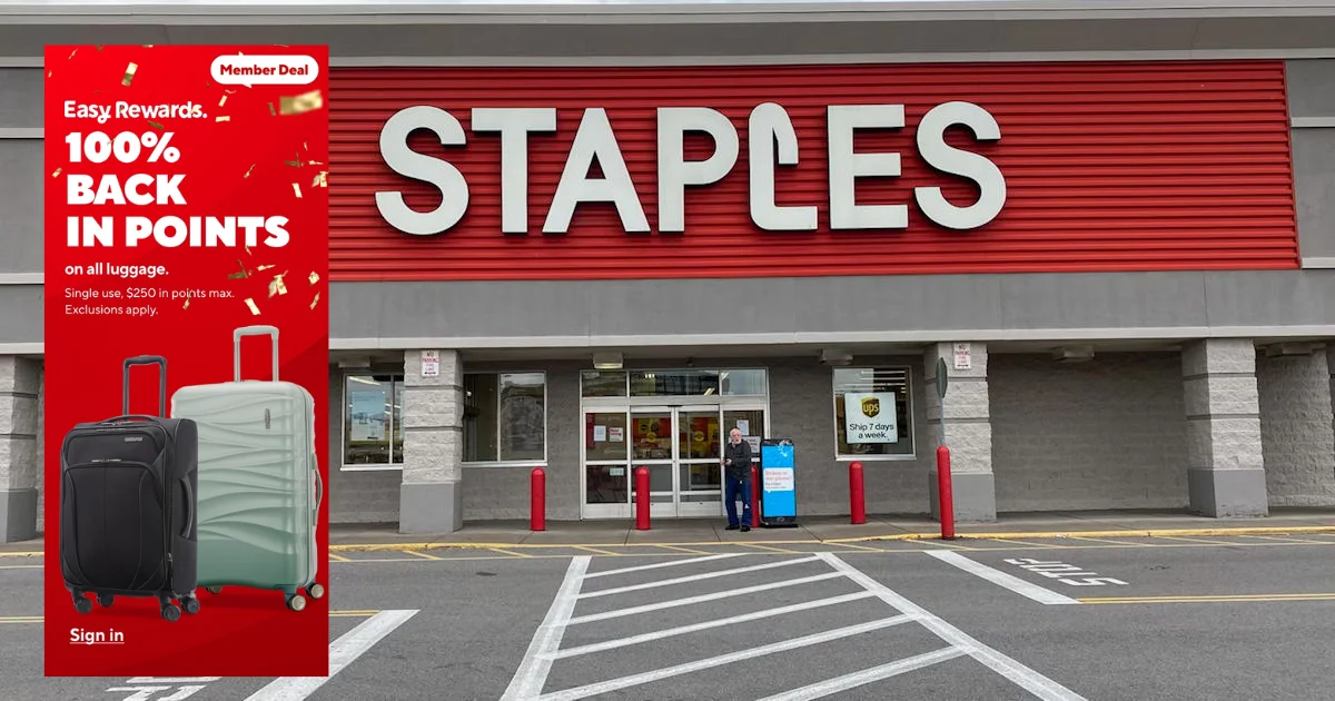 Staples Free Luggage