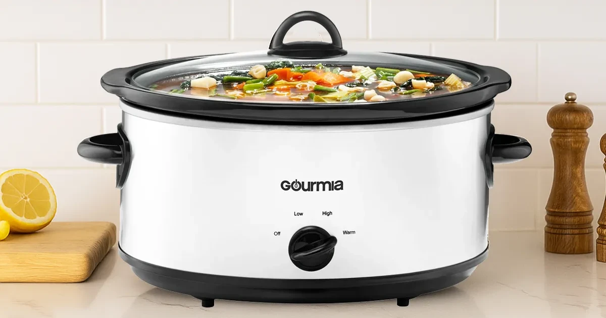 Gourmia 6 Qt Manual Slow Cooker at Walmart