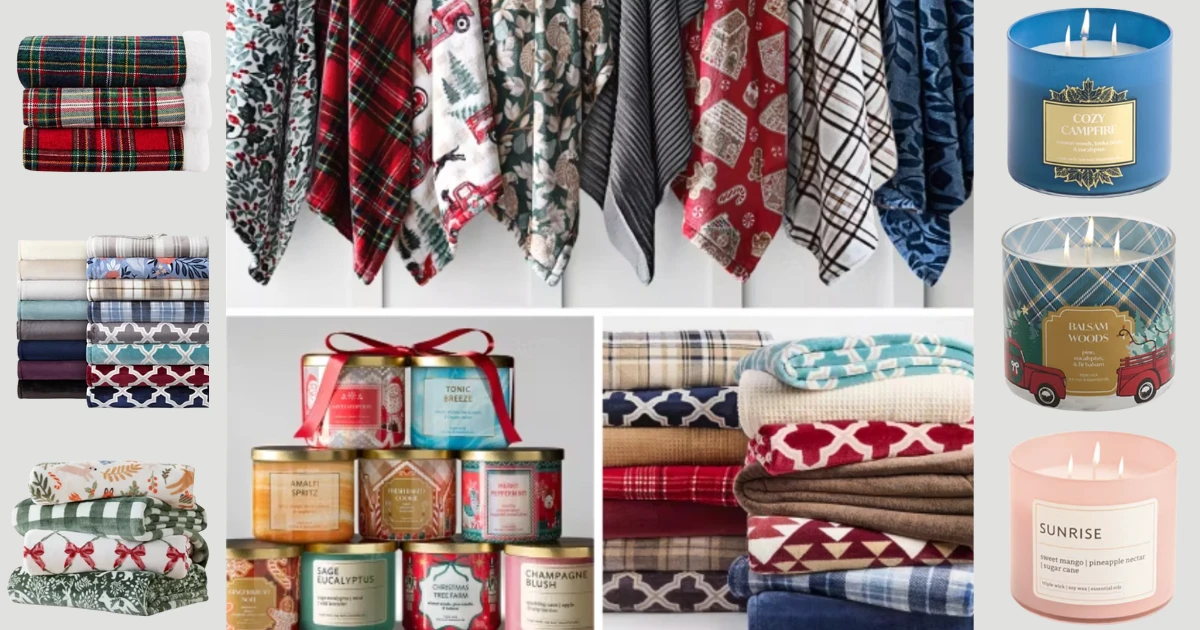 Candles Blankets and Throws at JCPenney