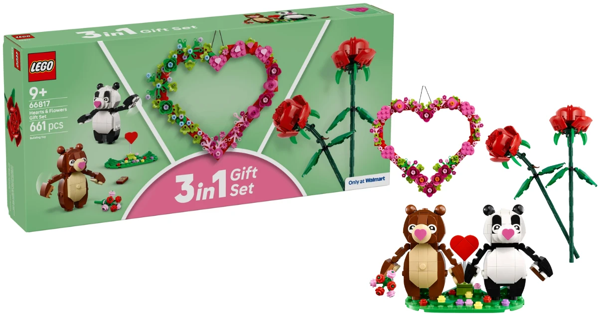 LEGO Hearts & Flowers Gift Set