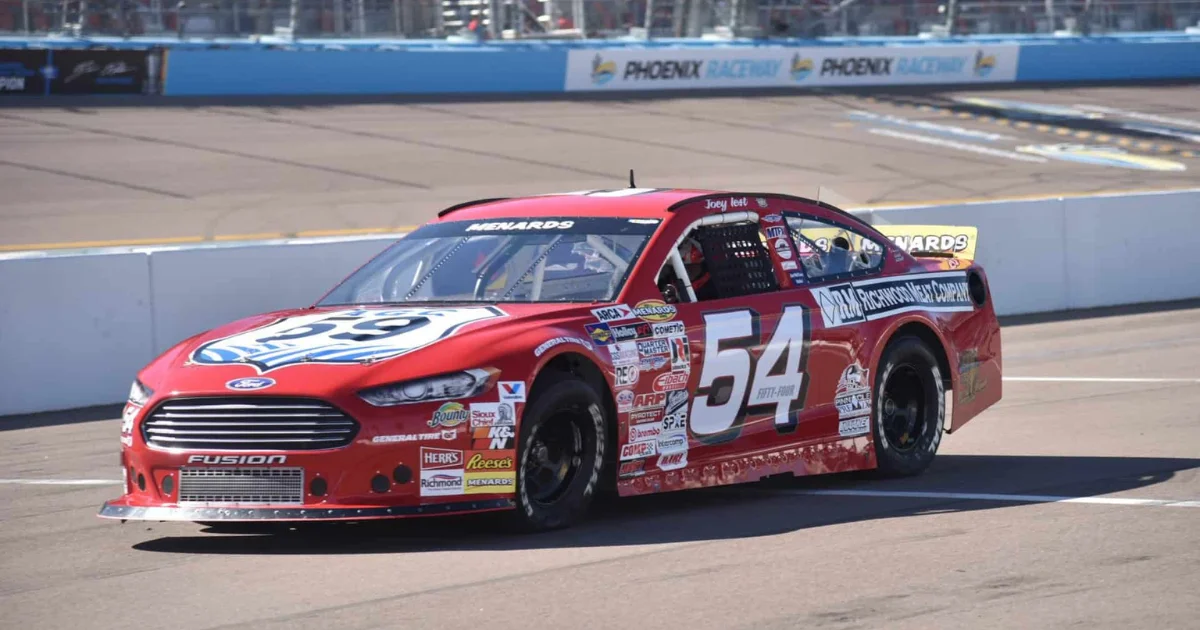 Autographed Joey Iest Hero Racing Card