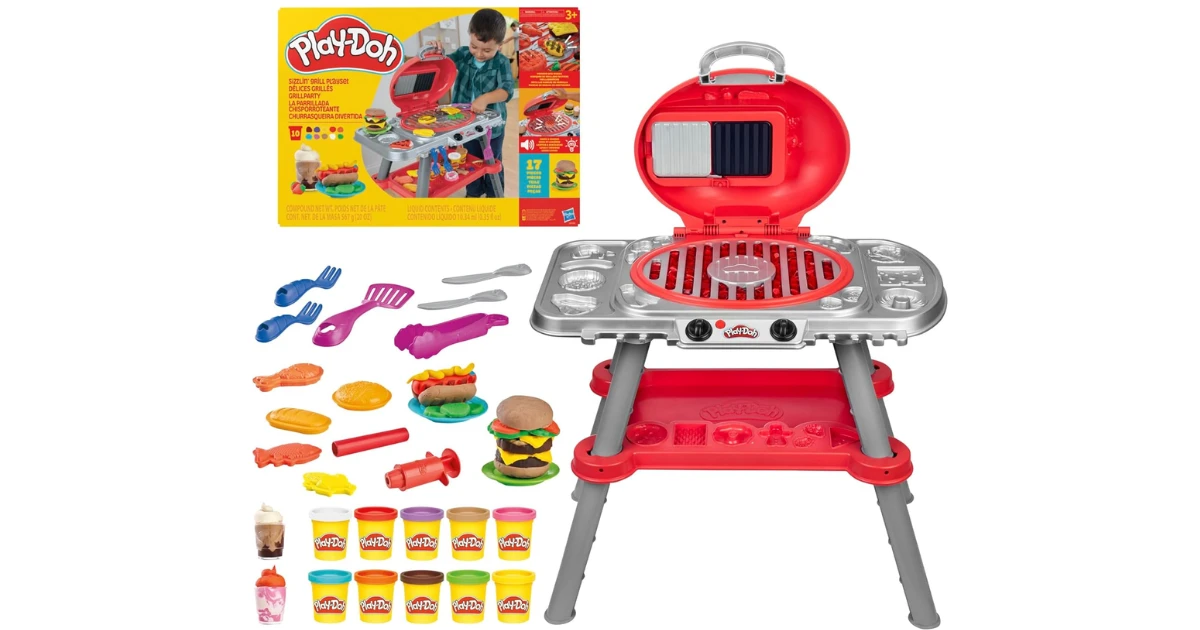 Play-Doh Sizzlin Grill Playset on Amazon