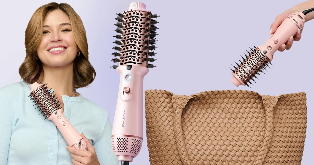 Wavytalk Dual Voltage Hair Dryer Brush on Amazon