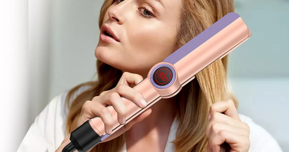 Flat Iron Hair Straightener at Woot