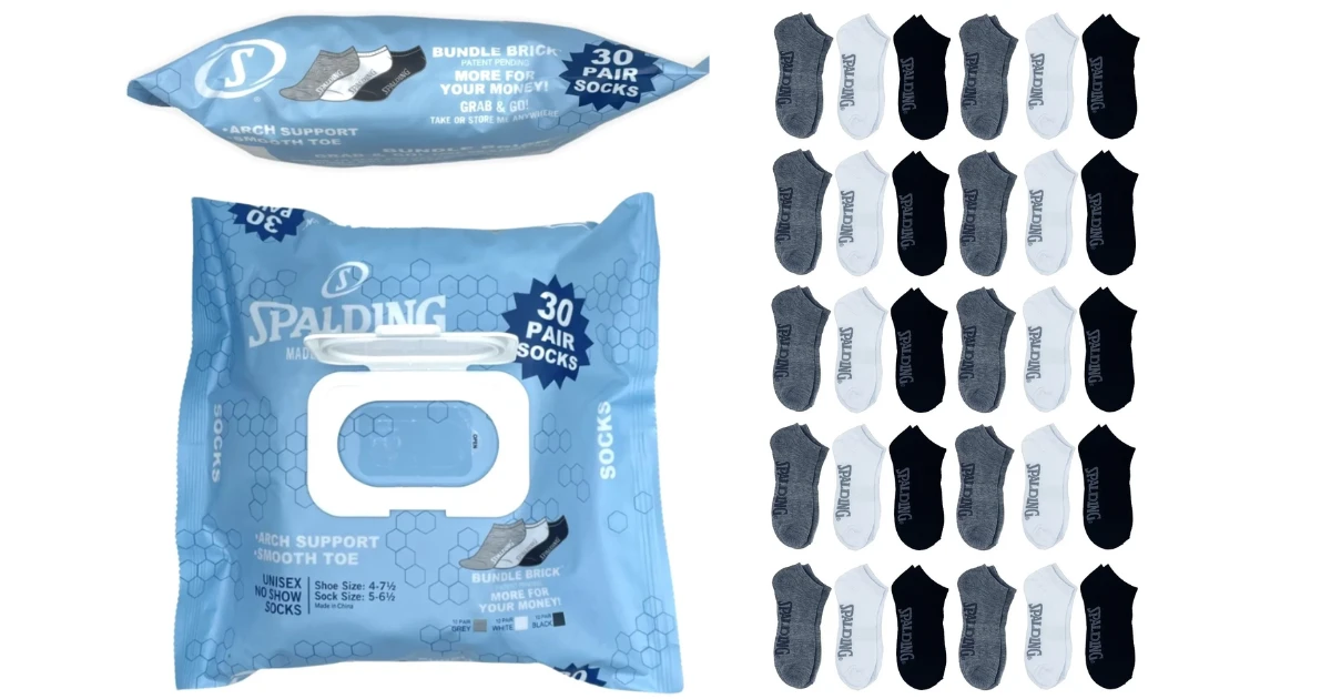 Spalding Kid's No-Show Socks at Walmart