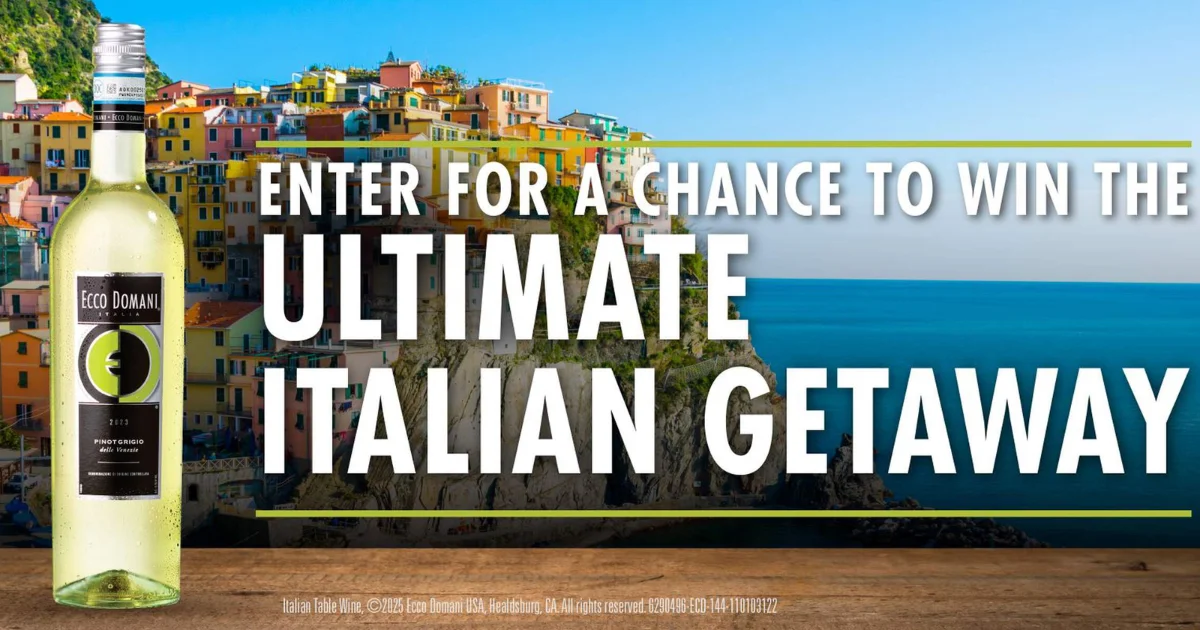 Ecco Domani Italian Getaway Sweepstakes