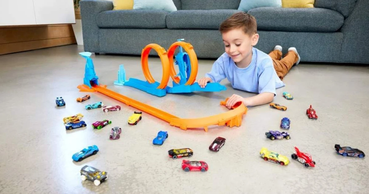 Hot Wheels Toy Car Track Set on Amazon