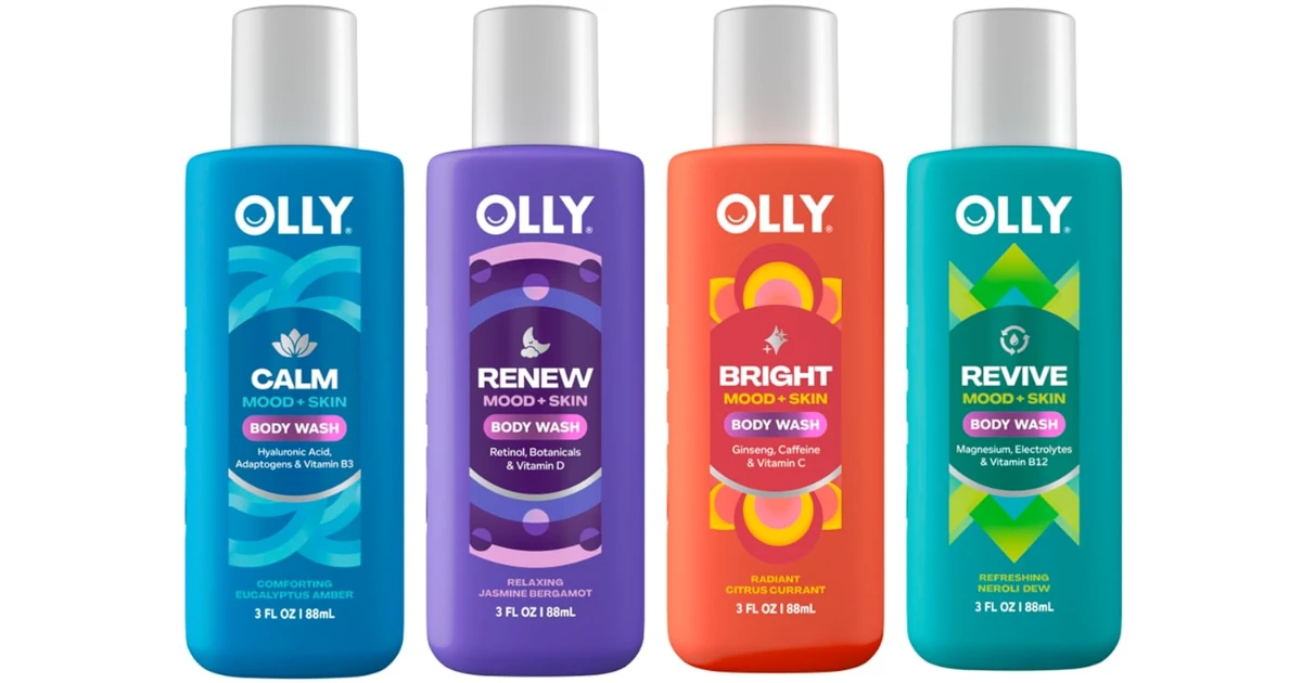 OLLY Body Wash Mixed on Amazon