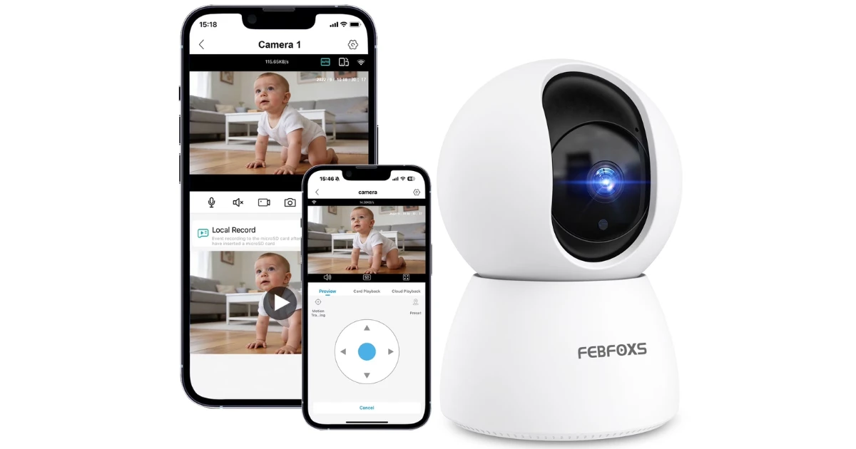 Baby Monitor Indoor Security Camera at Walmart
