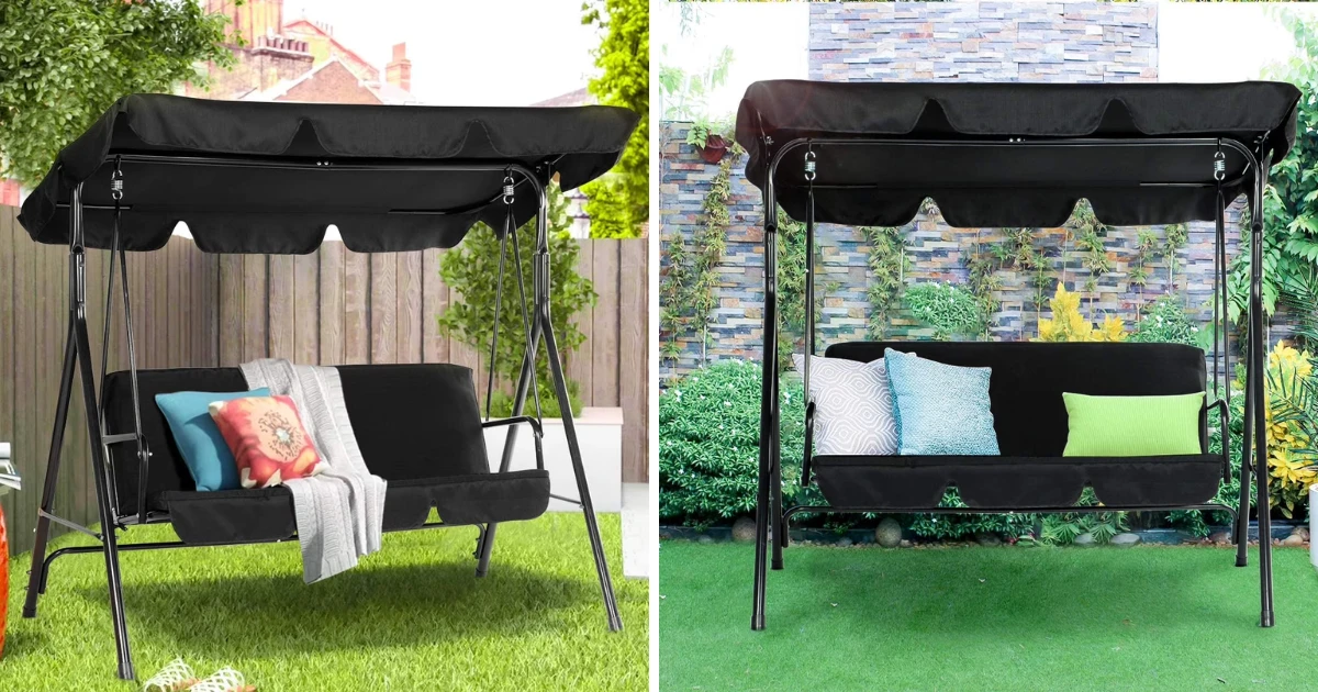 Stainless Steel Porch Swing at Walmart