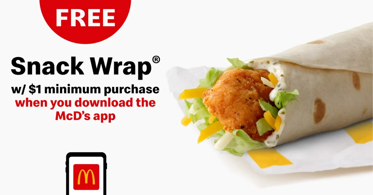 McDonalds Snack Wrap